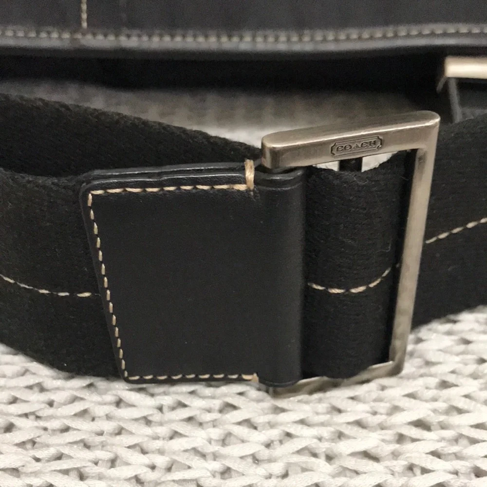 Coach Unisex Messenger Bag Black